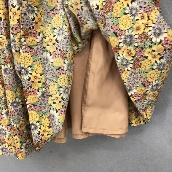 Vintage Anna Belinda Womens Dress Boho Hippie Cottage Brown Small S - Picture 7 of 12